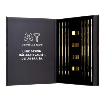Kito Chopsticks 4-pack - brass - Vargen & Thor