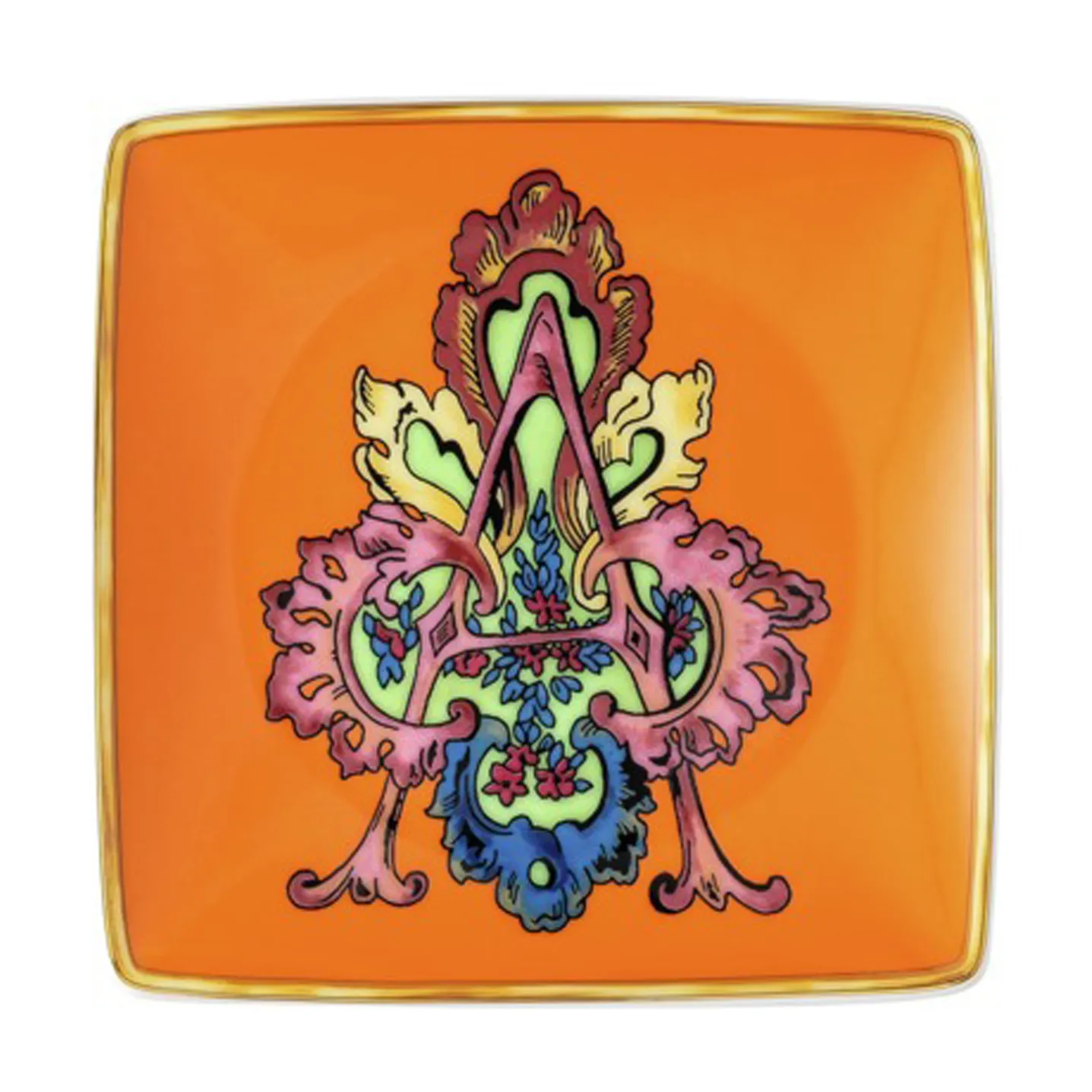 Versace Holiday Alphabet saucer 12 cm, A Versace