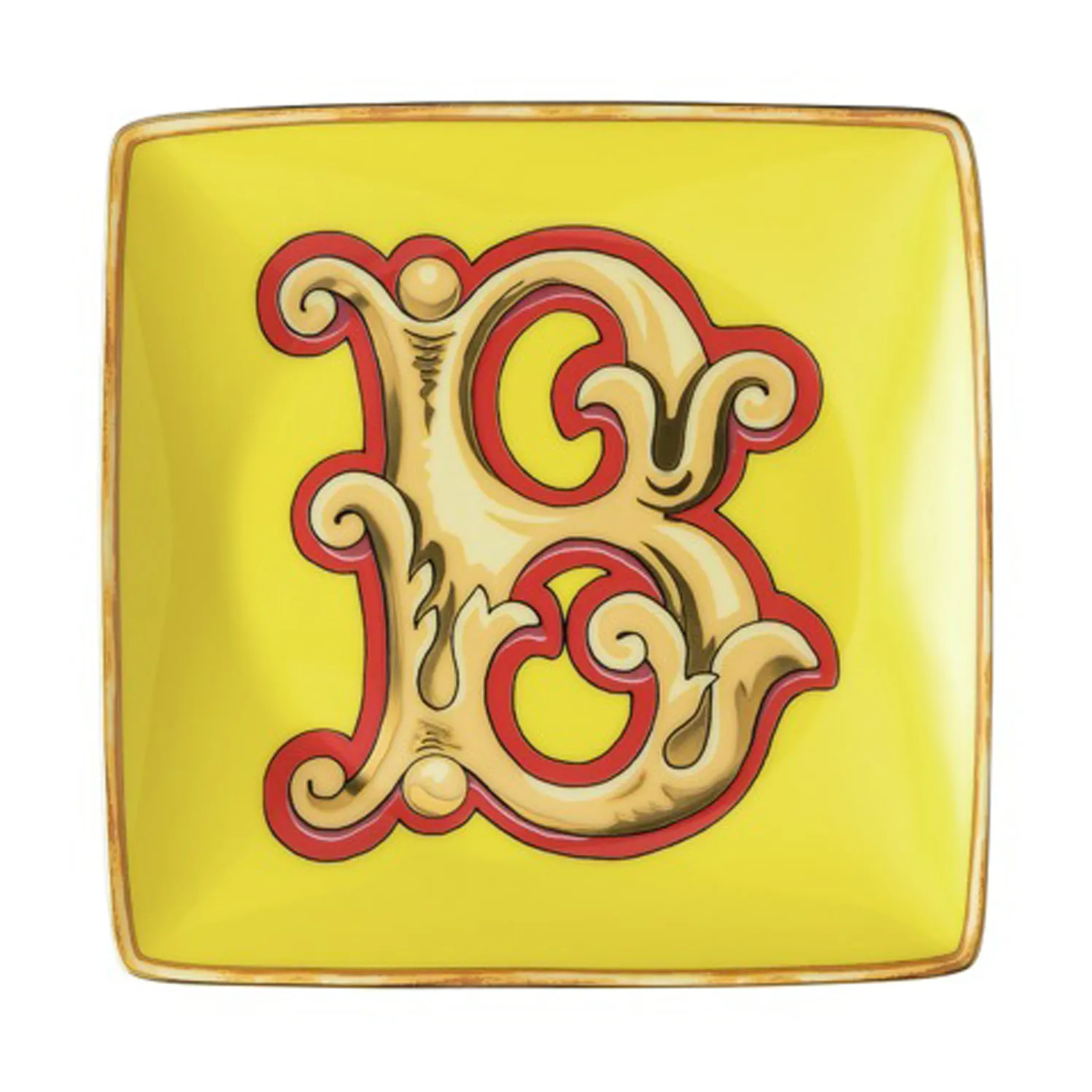 Versace Holiday Alphabet saucer 12 cm, B Versace