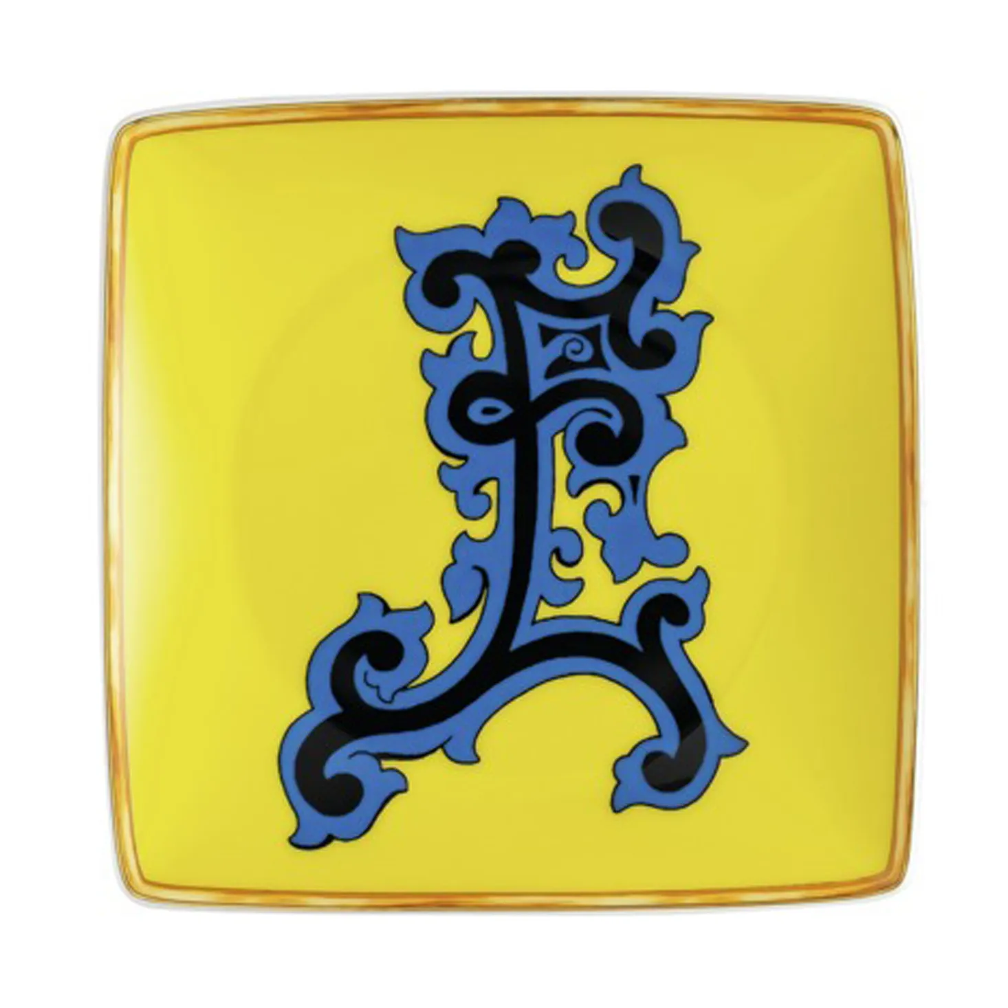 Versace Holiday Alphabet saucer 12 cm, E Versace