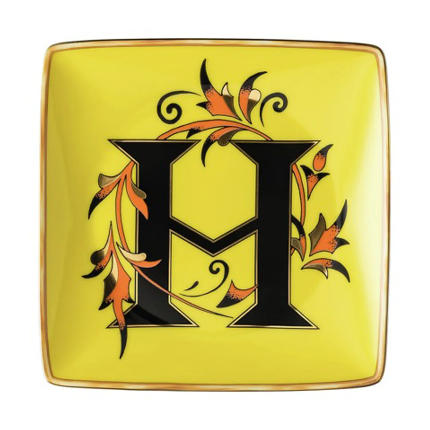Versace Holiday Alphabet saucer 12 cm, H Versace
