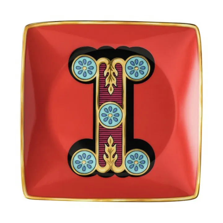 Versace Holiday Alphabet saucer 12 cm - I - Versace