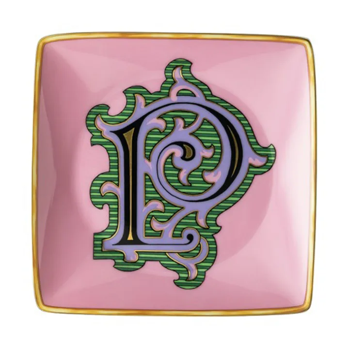 Versace Holiday Alphabet saucer 12 cm - P - Versace
