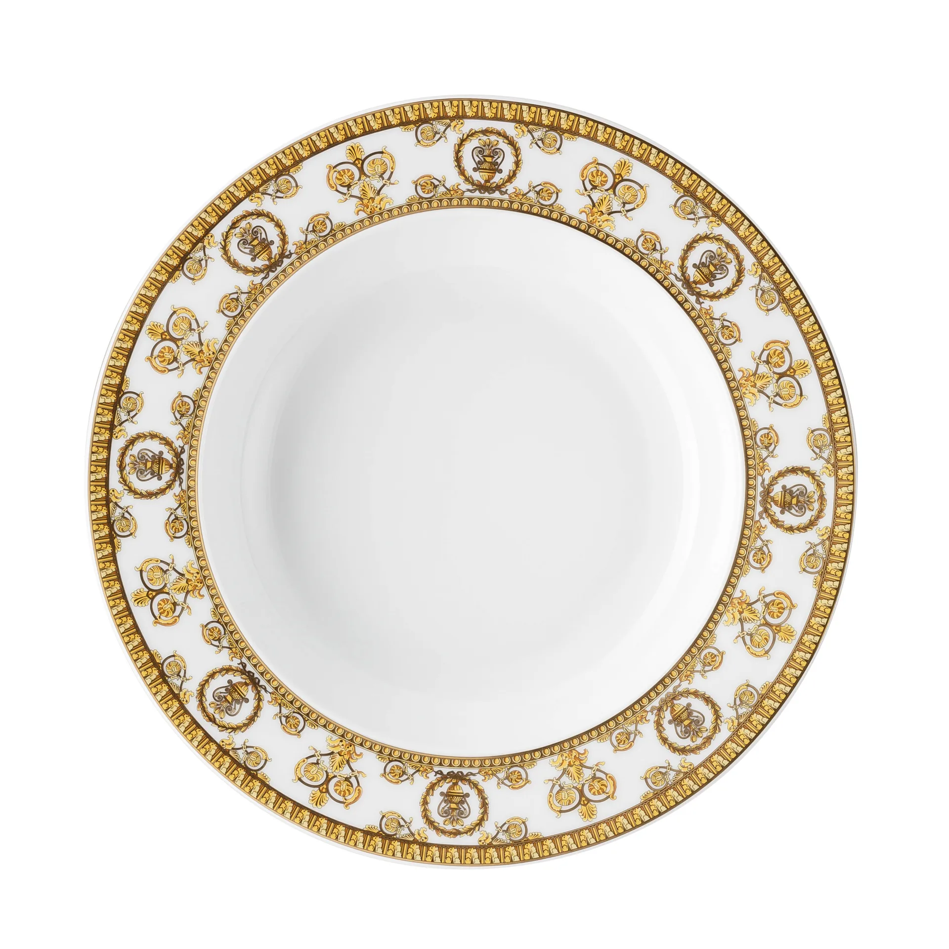 Versace I love Baroque deep plate, Bianco Versace