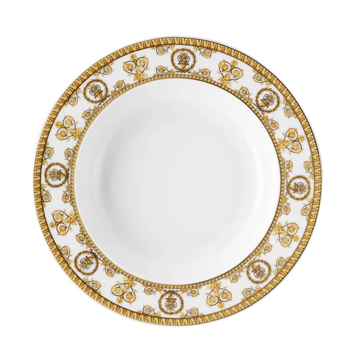 Versace I love Baroque deep plate - Bianco - Versace