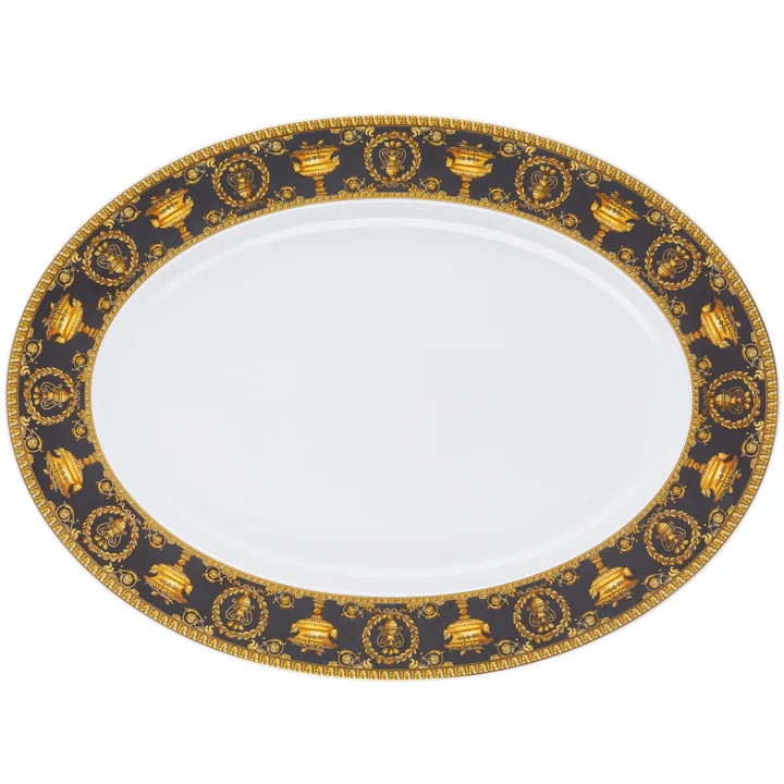 Versace I love Baroque serving plate - Nero - Versace