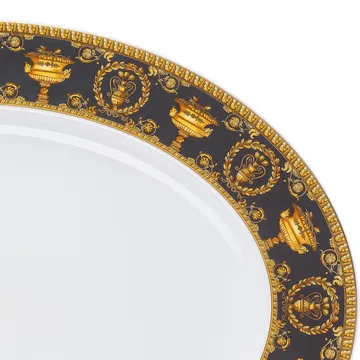 Versace I love Baroque serving plate - Nero - Versace