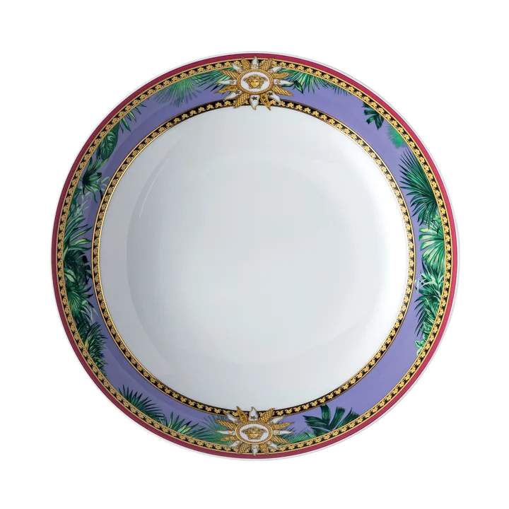 Versace Jungle Animalier deep plate 22 cm - Multi - Versace