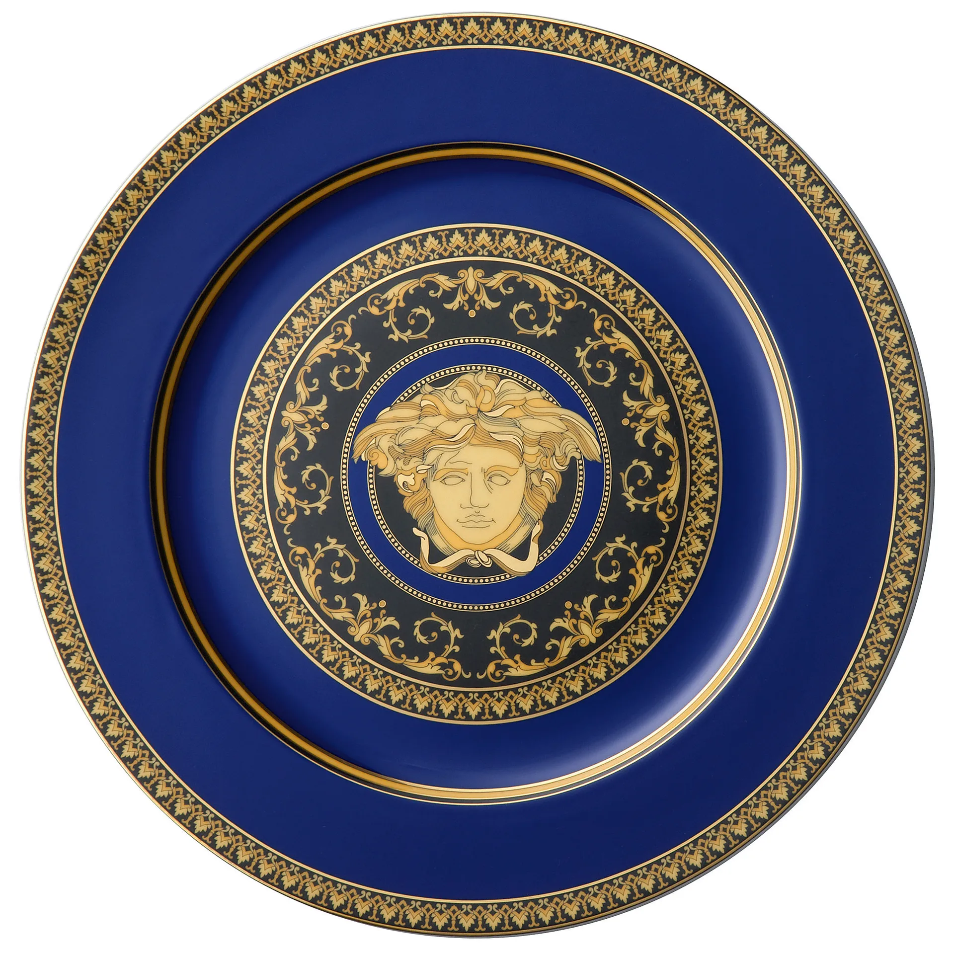 Versace Medusa Blue service plate, 33 cm Versace