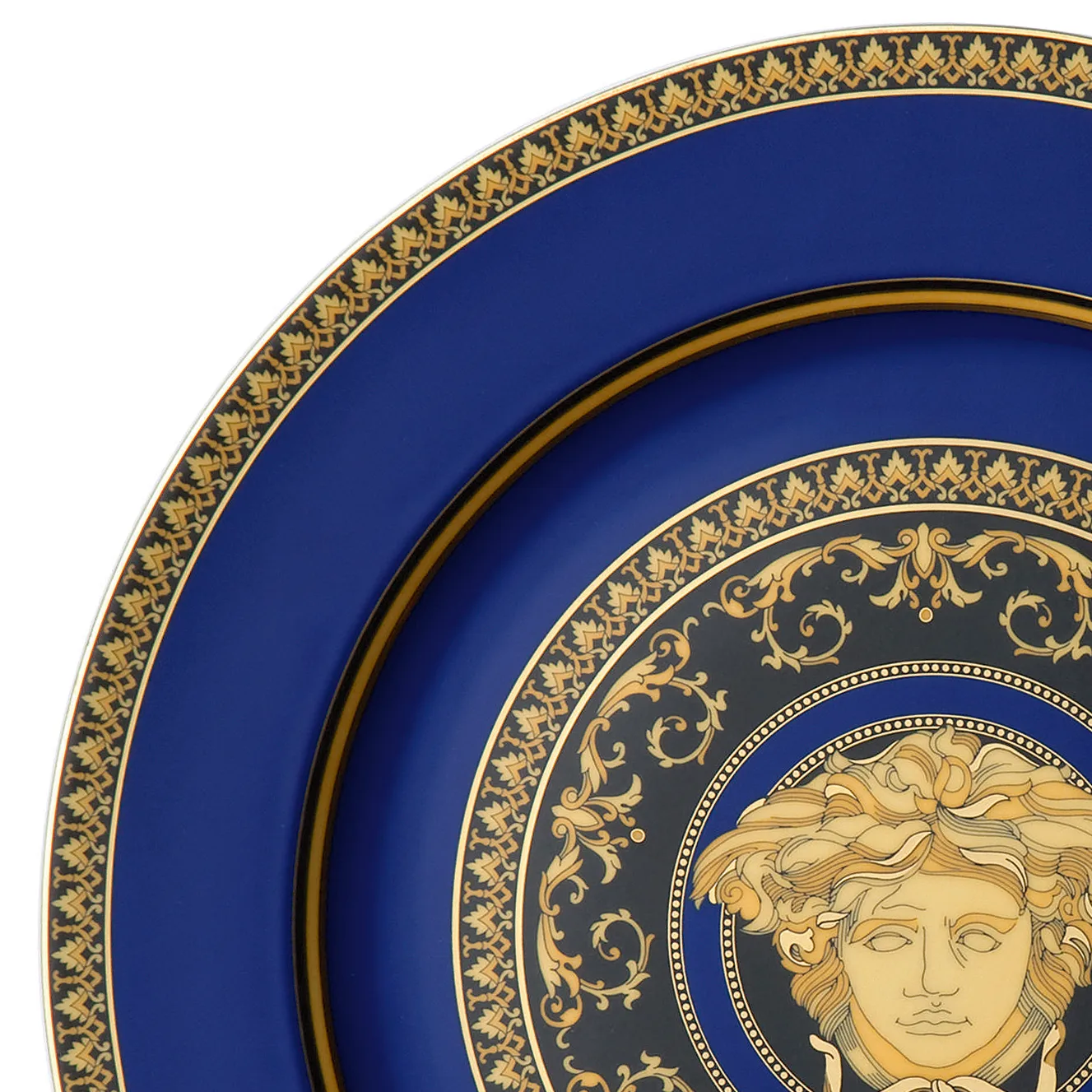 Versace Medusa Blue service plate, 33 cm Versace