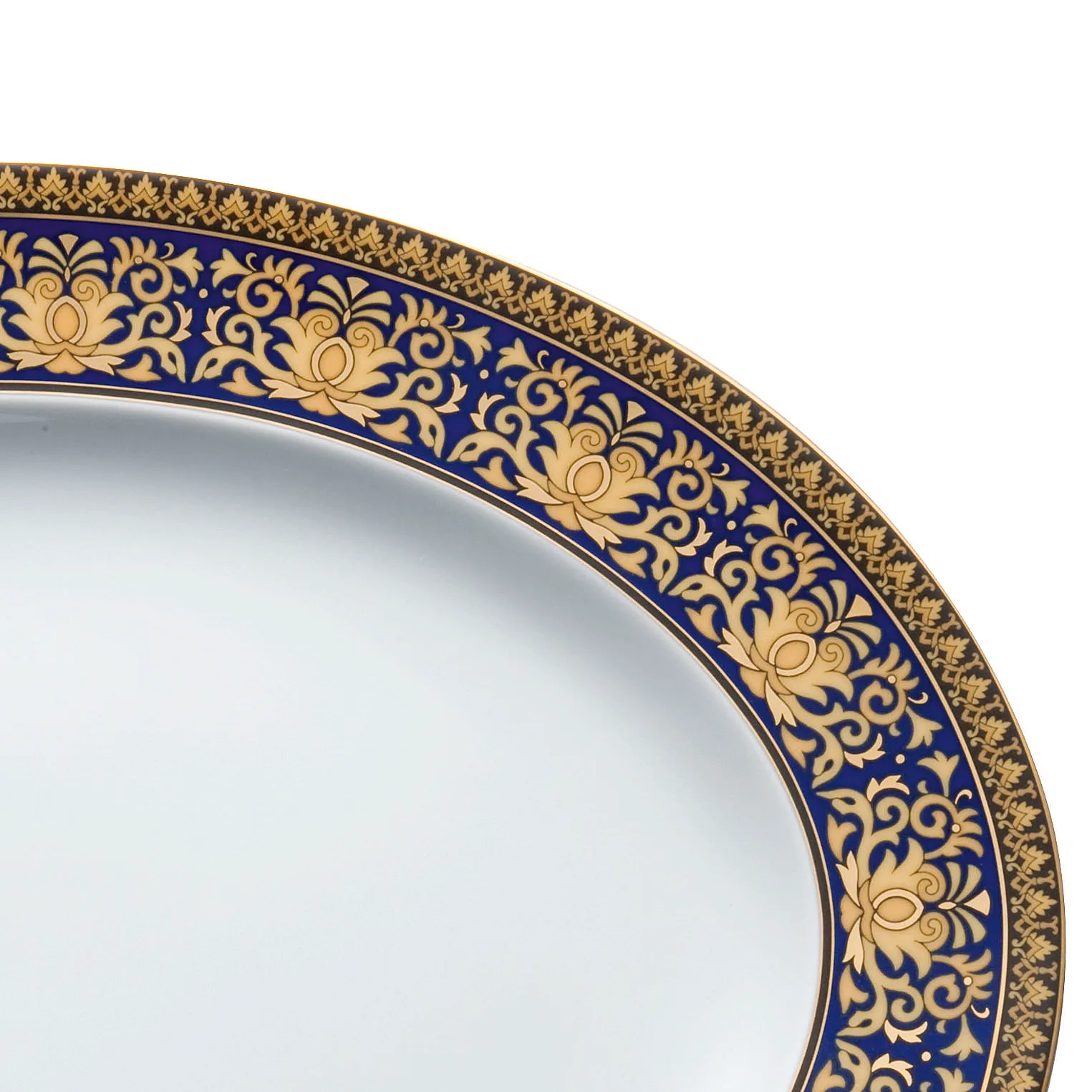 Versace Medusa Blue serving plate, 34 cm Versace