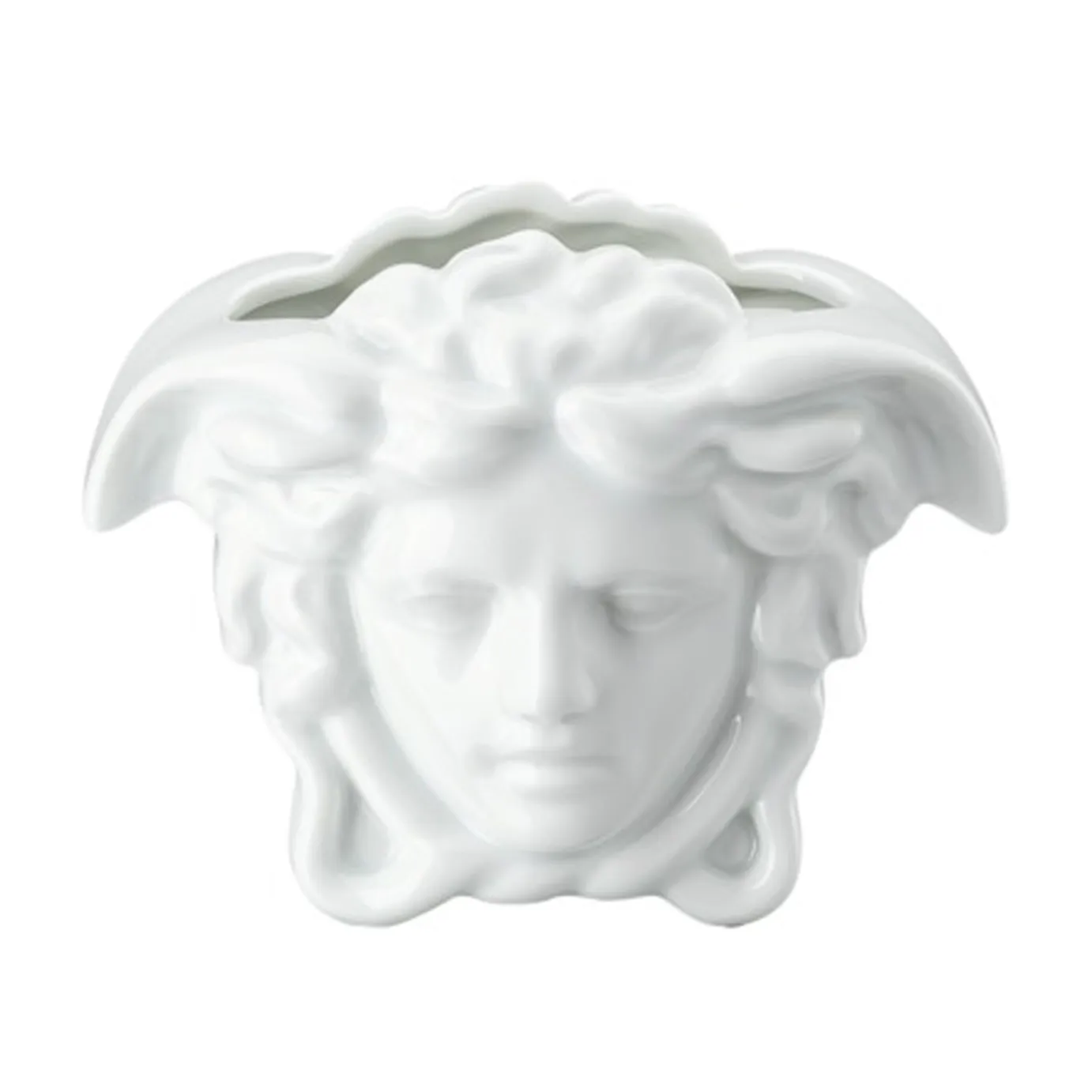 Versace Medusa Grande vase 9 cm, White Versace