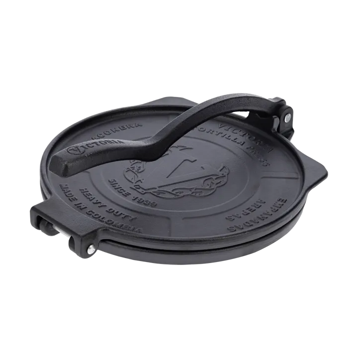 Heavy duty tortilla press Ø25 cm - Black - Victoria