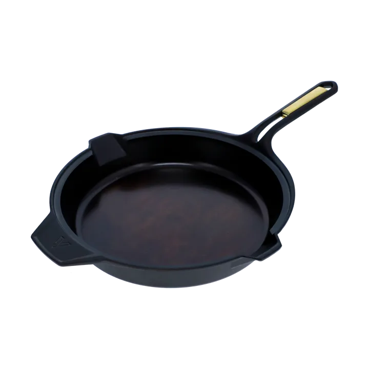 Signature Cast Iron Frying Pan 25 cm - Black - Victoria