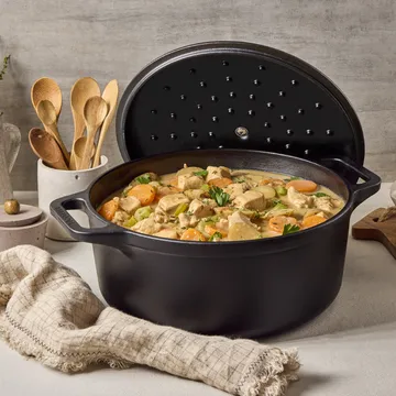 Victoria cast iron casserole, enamelled - 5.7 l - Victoria