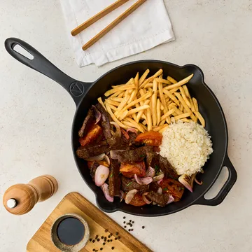 Victoria cast iron frying pan pre-seasoned - Ø30 cm - Victoria