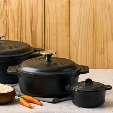 Victoria cast iron pot pre-seasoned - 1.9 L - Victoria