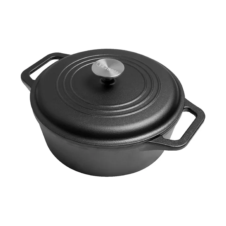 Victoria cast iron pot pre-seasoned - 6.6 L - Victoria
