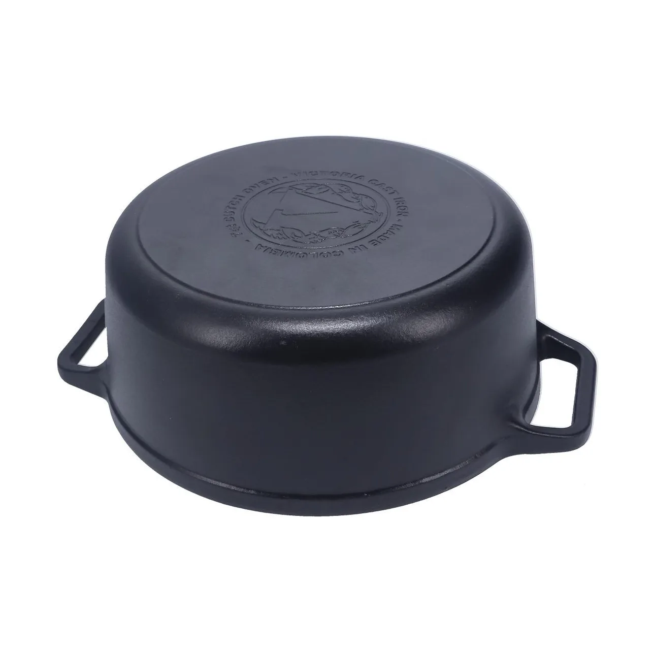 Victoria cast iron pot pre-seasoned, 6.6 L Victoria