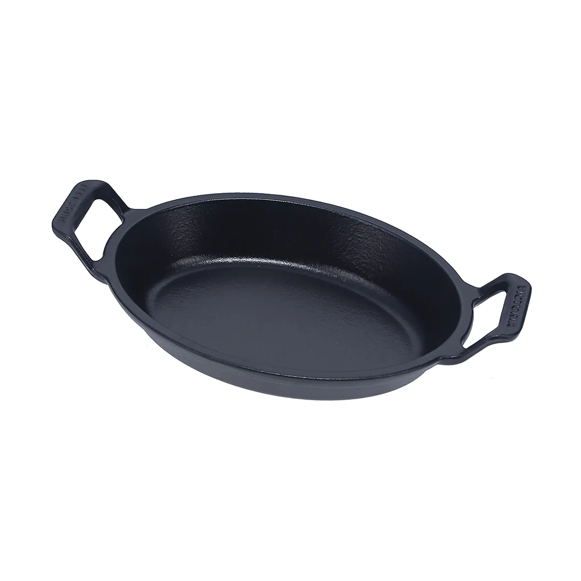 Victoria oval cast iron casserole, pre-seasoned, 27.1x15.5 cm Victoria