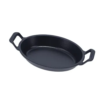 Victoria oval cast iron casserole, pre-seasoned - 27.1x15.5 cm - Victoria