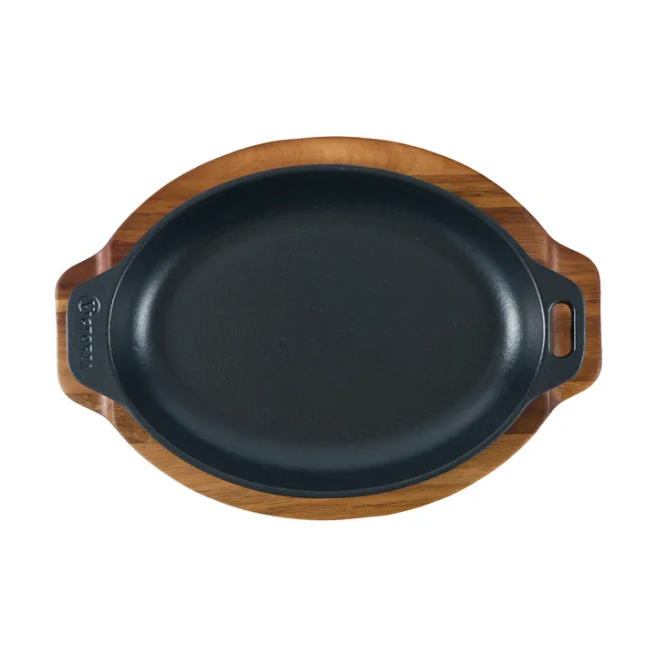 Victoria oval serving platter acacia wood - 29.4x19 cm - Victoria