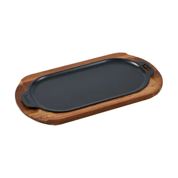 Victoria oval serving platter enameled - 29.4x19 cm - Victoria