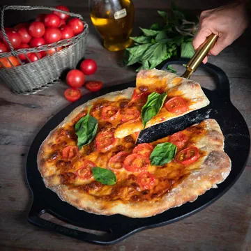 Victoria pizza stone Ø38 cm - Black - Victoria
