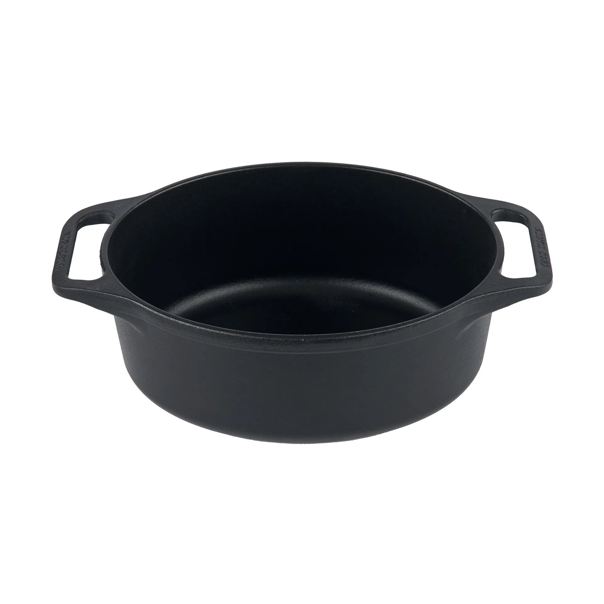 Victoria pot and bread pan cast iron enameled, 2 pieces Victoria