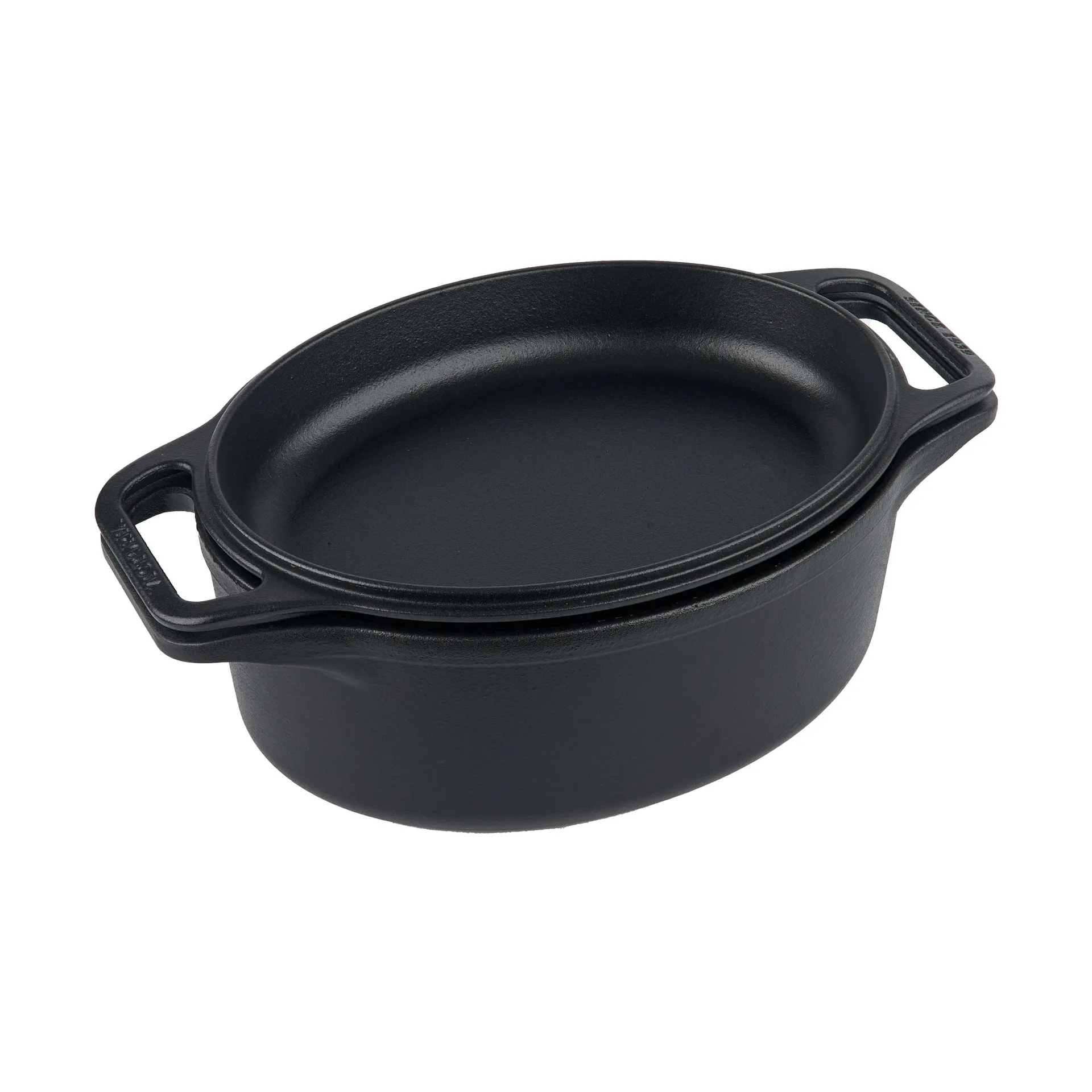 Victoria pot and bread pan cast iron pre-seasoned, 2 pieces Victoria
