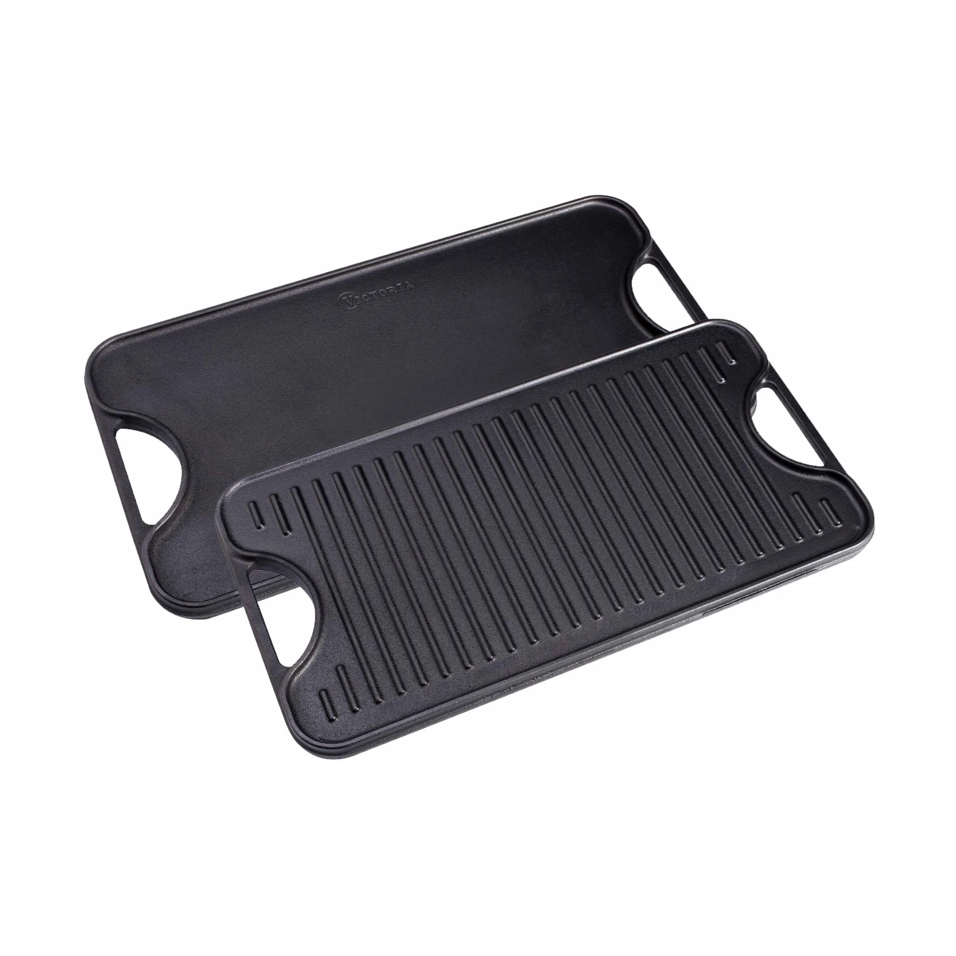 Victoria rectangular griddle enameled, 47.4x25.4 cm Victoria