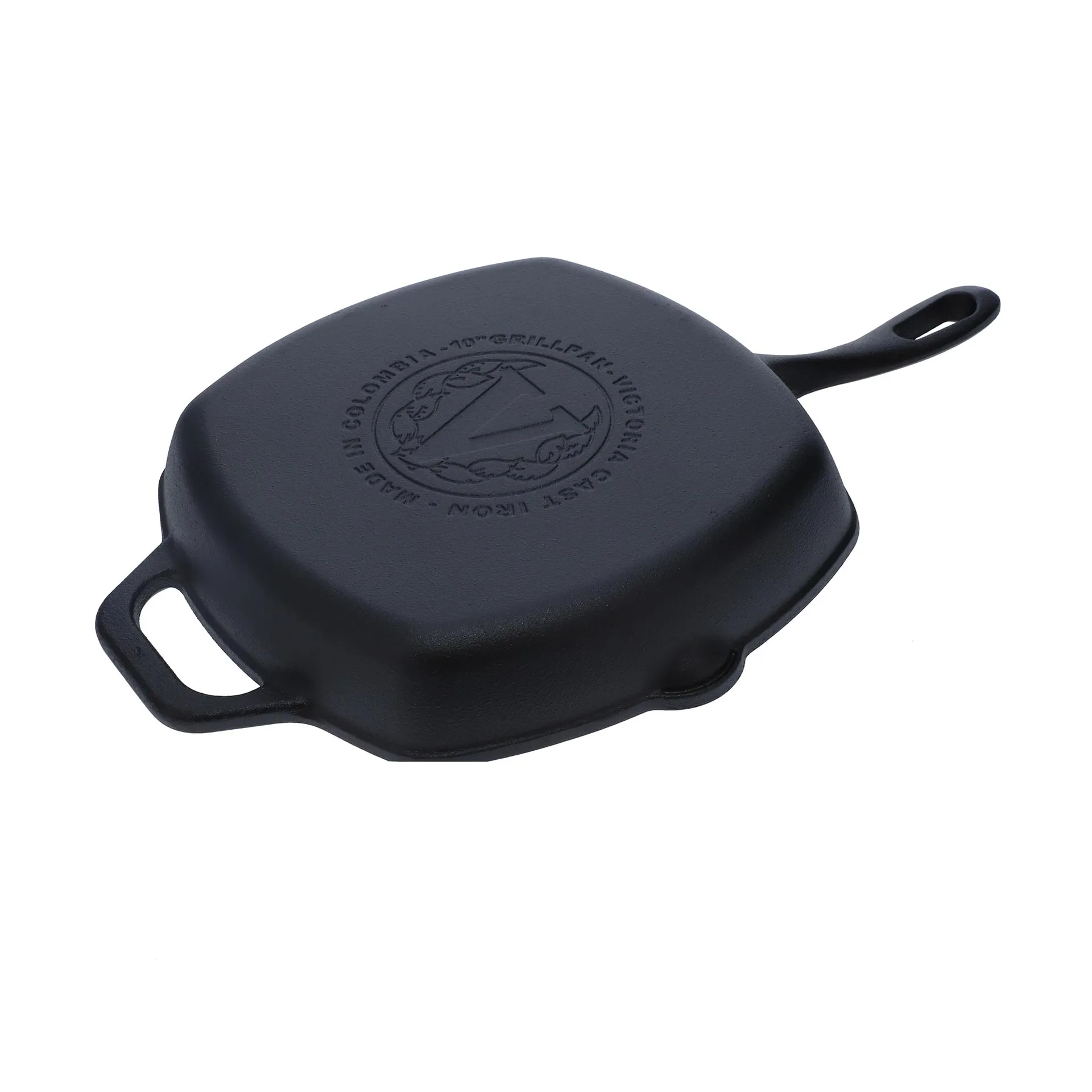 Victoria square grill pan cast iron enameled, 44.1x28.4 cm Victoria