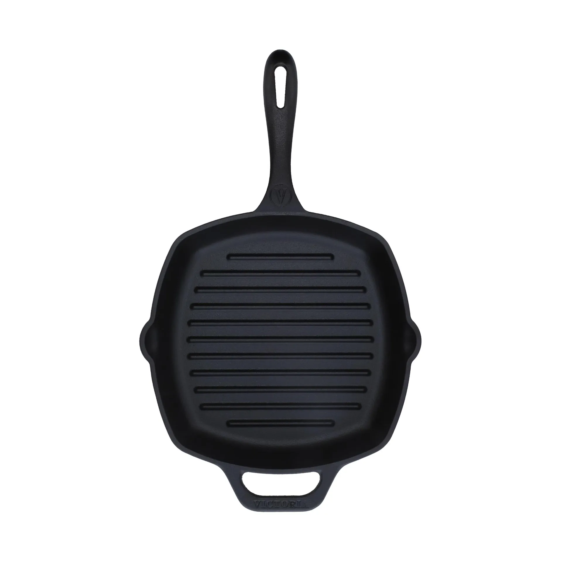 Victoria square grill pan cast iron enameled, 44.1x28.4 cm Victoria