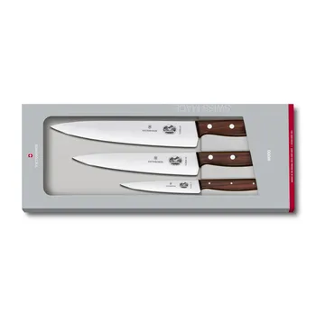 Wood Knive set 3 pieces - Stainless steel-maple - Victorinox