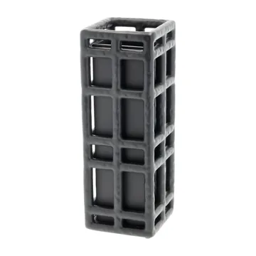 Lyng vase 11x11x30 cm - Black - Villa Collection