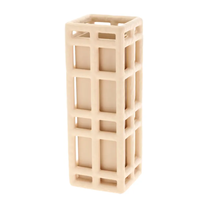 Lyng vase 11x11x30 cm - Sand - Villa Collection