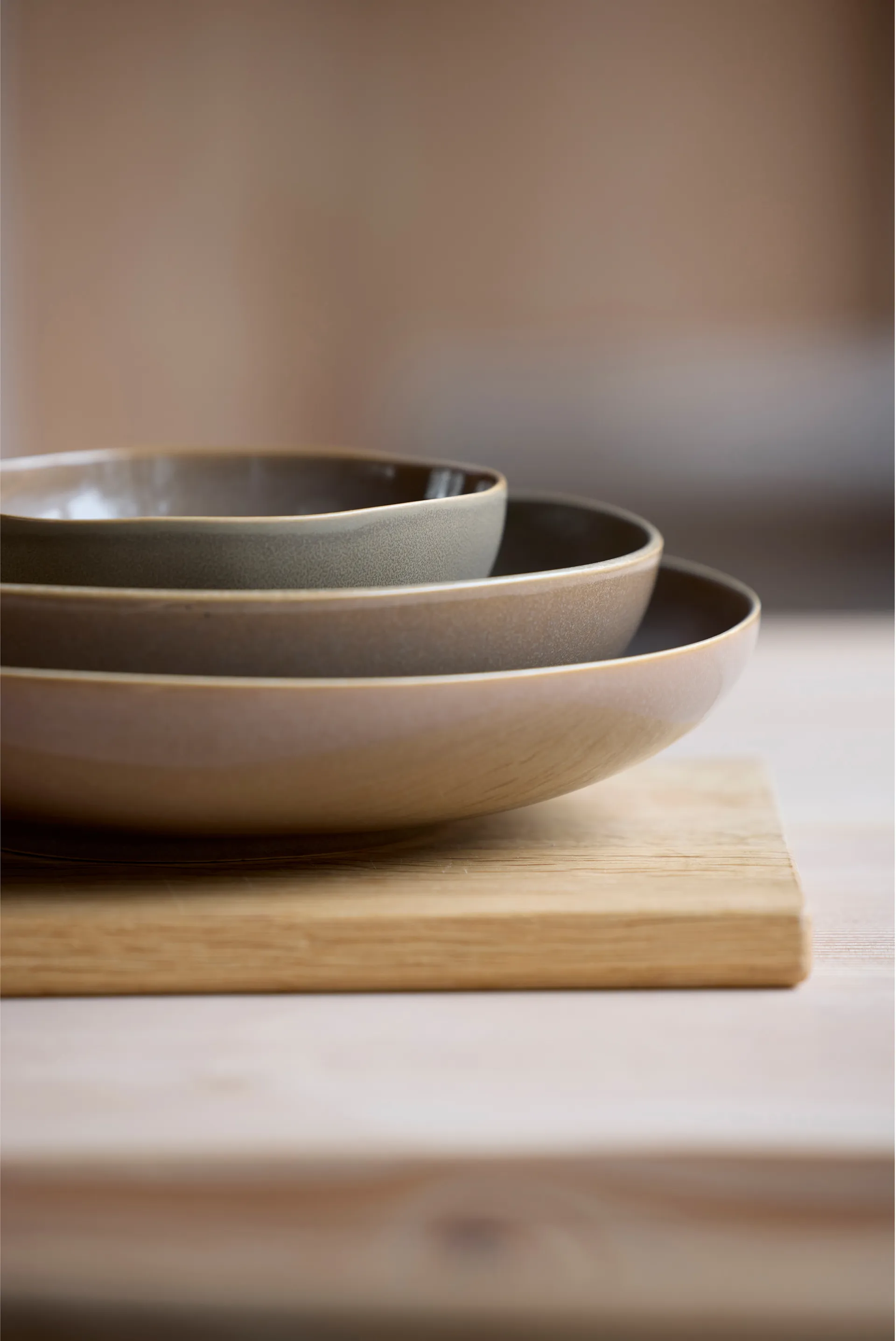 Shoku bowl Ø23 cm, Warm Brown Villa Collection