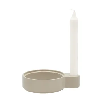 Styles candle holder 3.6x16 cm - Sand aluminum - Villa Collection