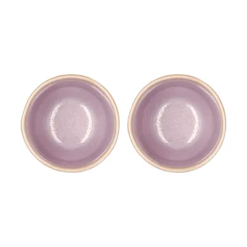 Styles mug 18 cl 2-pack - Purple-orange - Villa Collection