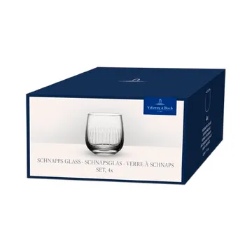 Afina shot glass - Transparent, 4 cl, 4-pack - Villeroy & Boch
