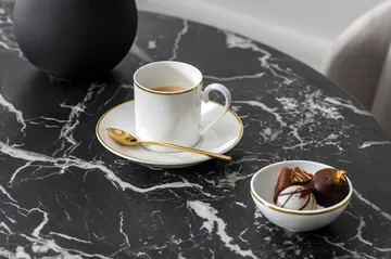 Château Septfontaines espresso saucer Ø12.5 cm - White-gold - Villeroy & Boch