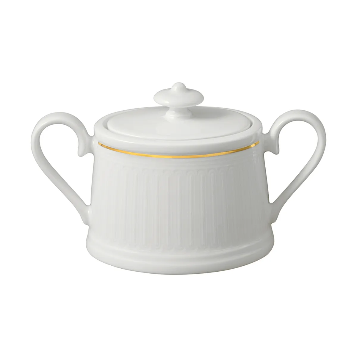 Château Septfontaines sugar bowl 15 cl, White-gold Villeroy & Boch