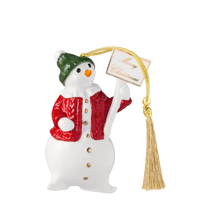 Christmas Classics ornament snowman - White - Villeroy & Boch