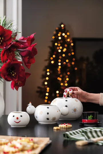 Christmas Toy's Memory snowman jar 4 pieces - White - Villeroy & Boch