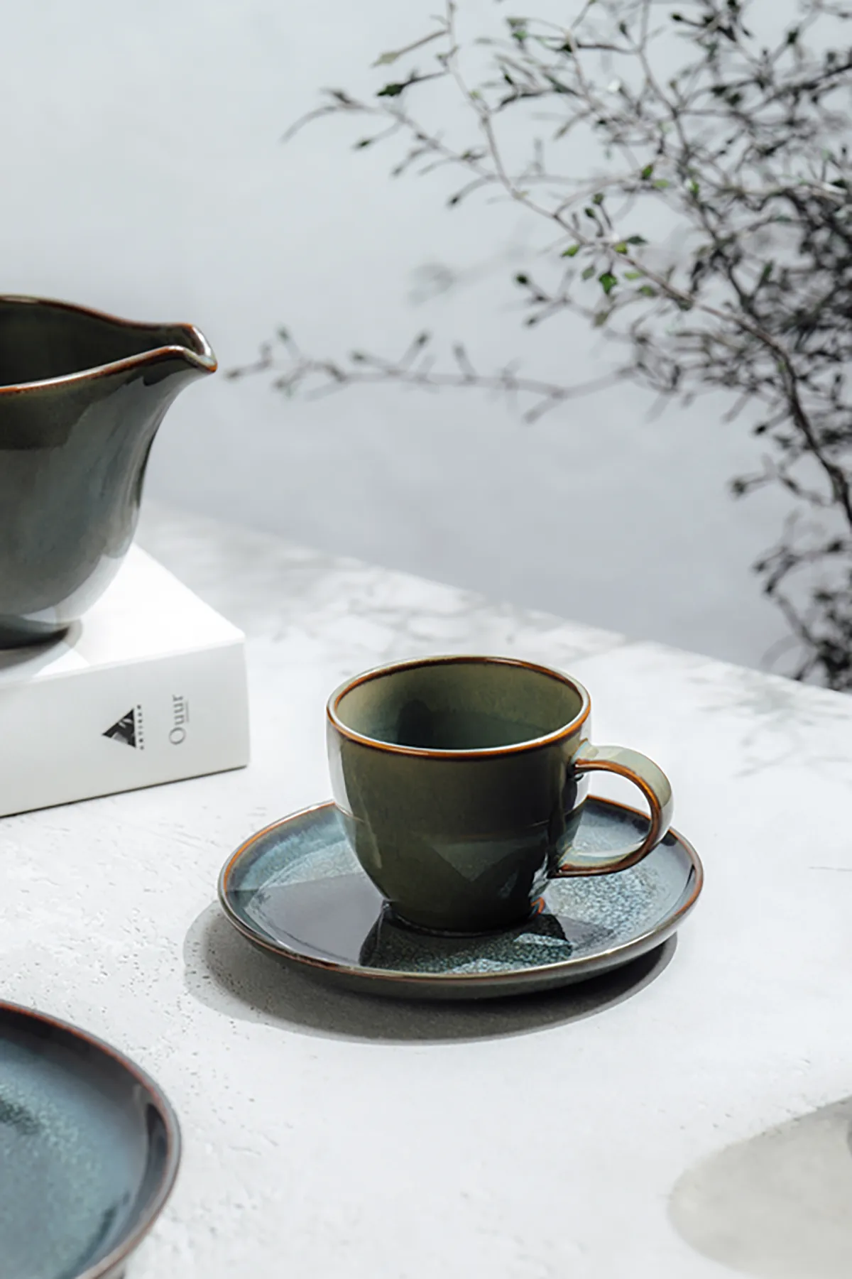 Crafted Breeze saucer to espresso cup Ø12 cm, Green Villeroy & Boch