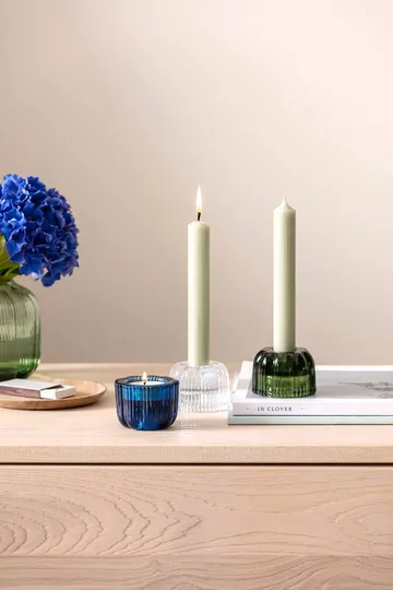 Fleur 2-in-1 candle holder - Transparent, Ø6.3 cm - Villeroy & Boch