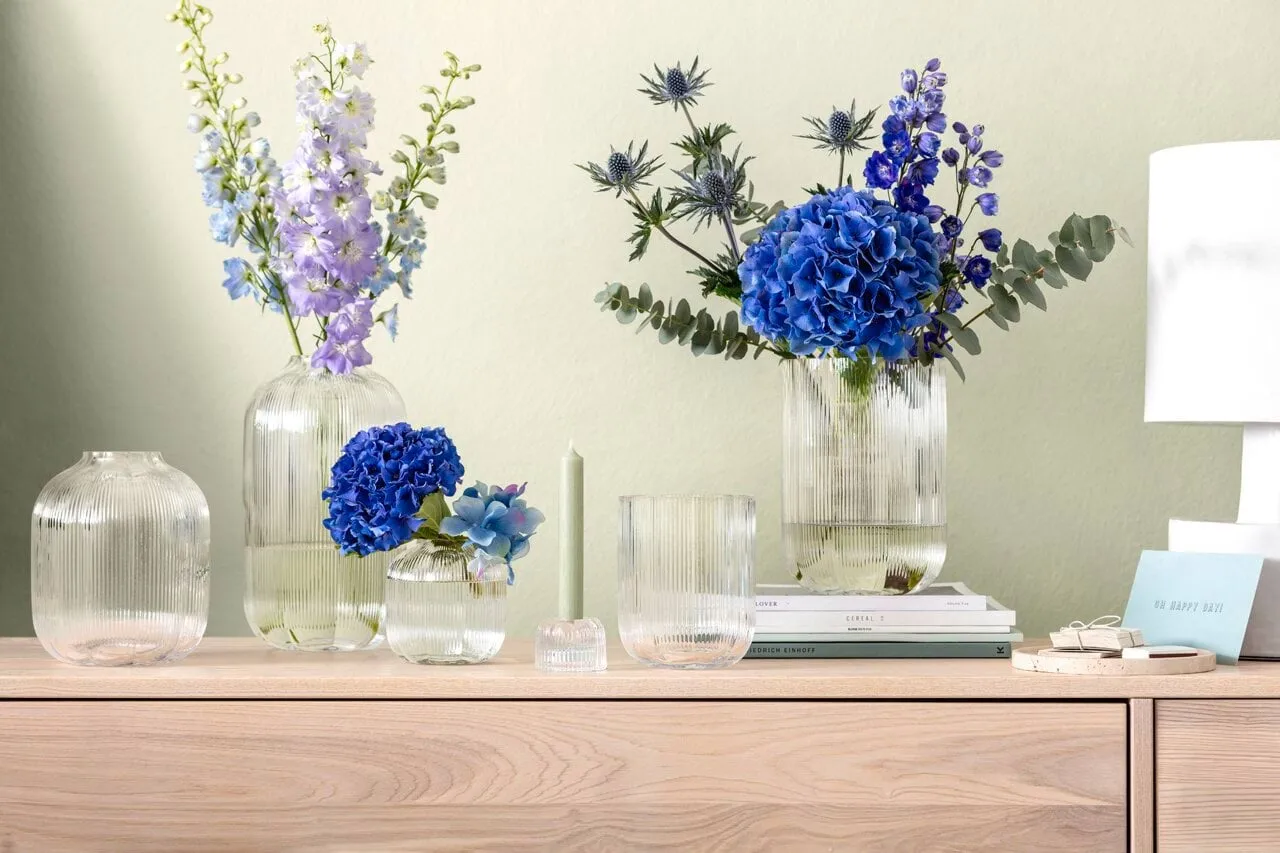 Fleur 2-in-1 candle holder, Transparent, Ø6.3 cm Villeroy & Boch