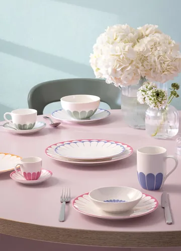 Fleur breakfast bowl 43 cl - White-green - Villeroy & Boch