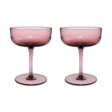 Like champagne glass coupe 10 cl 2-pack - Grape - Villeroy & Boch
