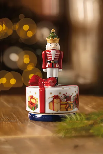 Nostalgic Melody music box nutcracker - White-red - Villeroy & Boch